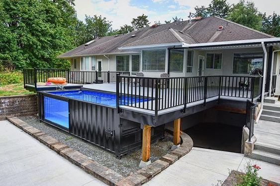 готовый контейнерный бассейн москва